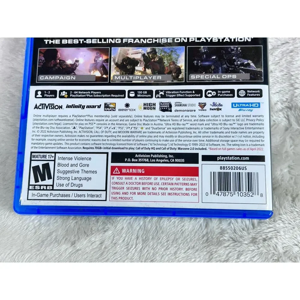 Call of Duty: Modern Warfare II (Sony PlayStation 5 PS5, 2022)